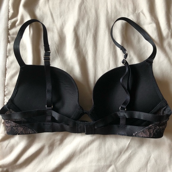 NWOT Victoria’s Secret Black Push Up Bra, 32B - Picture 3 of 7